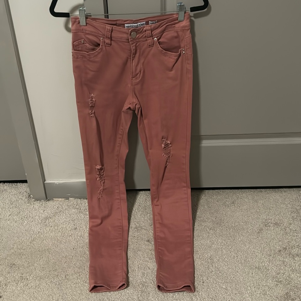 Pink YMI jeans, size 7